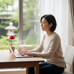 【京の片隅で咲く、わたくしの在宅ワーク便り～心豊かな働き方を見つけるヒント～🌹】