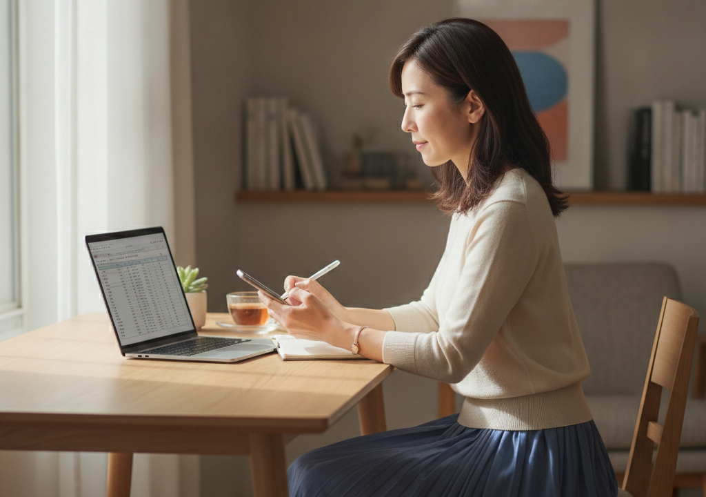 育児と在宅複業を両立する上品な時間術。収入を育む、私の秘訣🌷