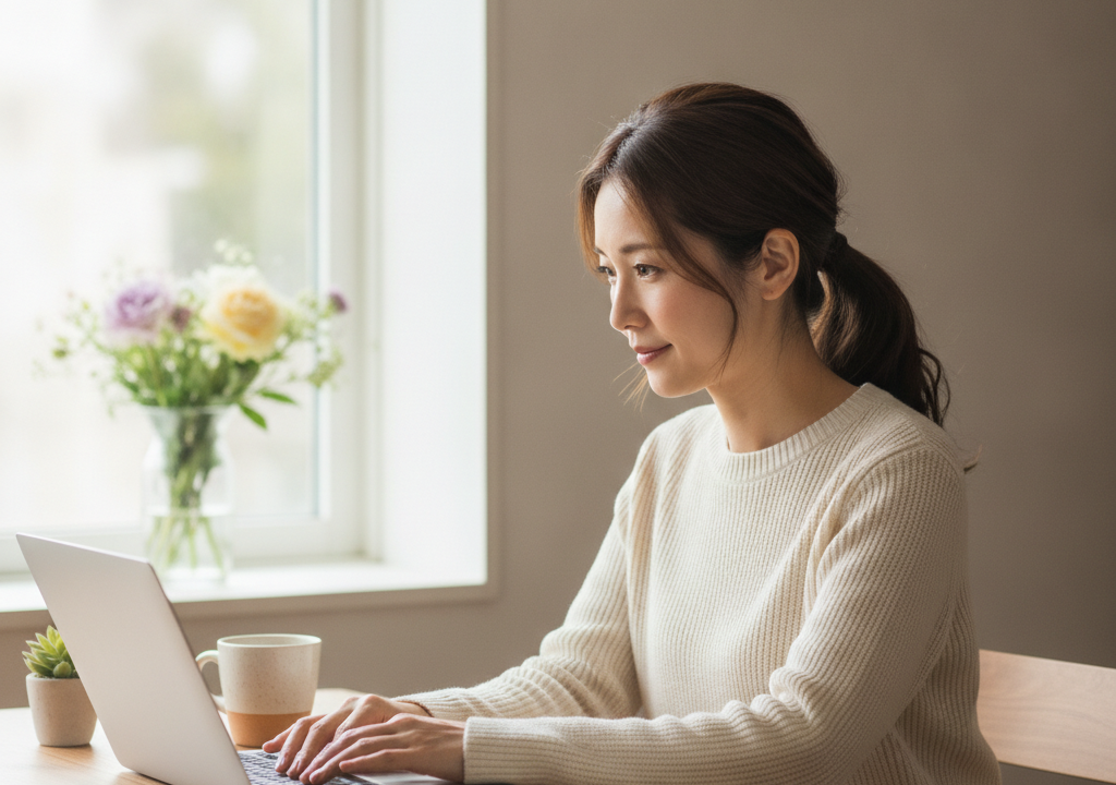 芦屋より心を込めて。女性のための在宅PCワーク選びの美学💐