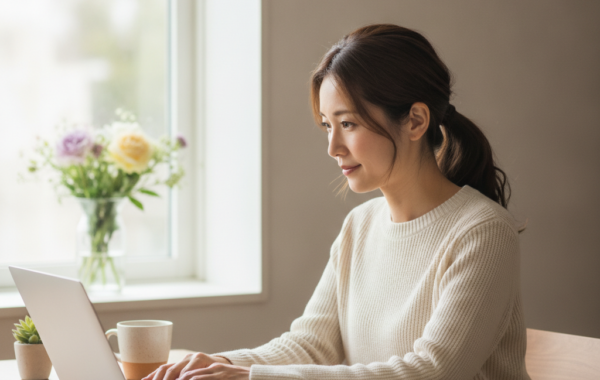 芦屋より心を込めて。女性のための在宅PCワーク選びの美学💐