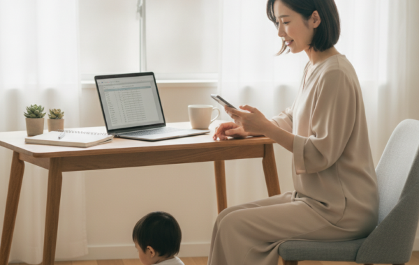 子育てと在宅ワークを両立！無理なく続ける主婦のスキルアップ習慣🌷