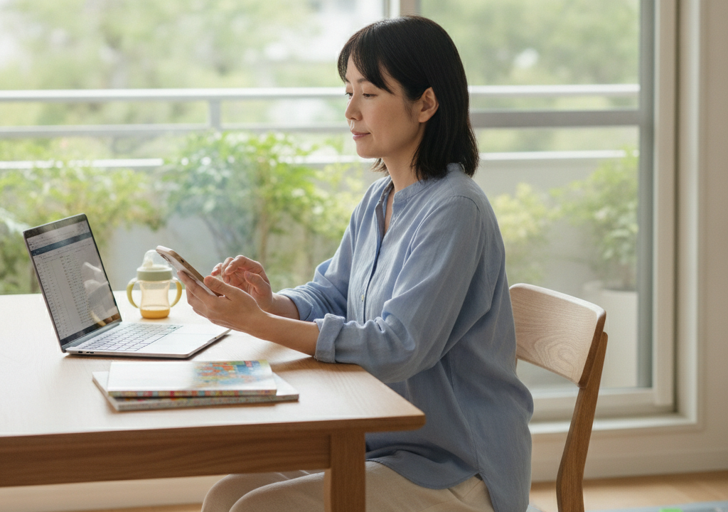 主婦のわたくしが実践する、在宅ワークと育児を両立する時間の使い方🌷