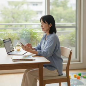 主婦のわたくしが実践する、在宅ワークと育児を両立する時間の使い方🌷