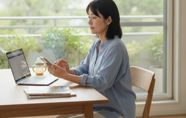 主婦のわたくしが実践する、在宅ワークと育児を両立する時間の使い方🌷