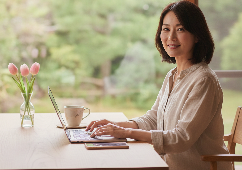鎌倉の自宅から🌷主婦のわたしが語る、在宅ワーク選びの優しいヒント✨