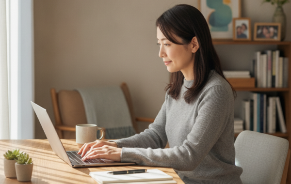 静謐なる集中への道：在宅複業における時間との対話、そして家庭との調和